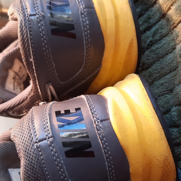 -Nike Air Flex Trainer shoes Look great! comfortable, men's 8.5 grey yell… - Picture 2 of 6